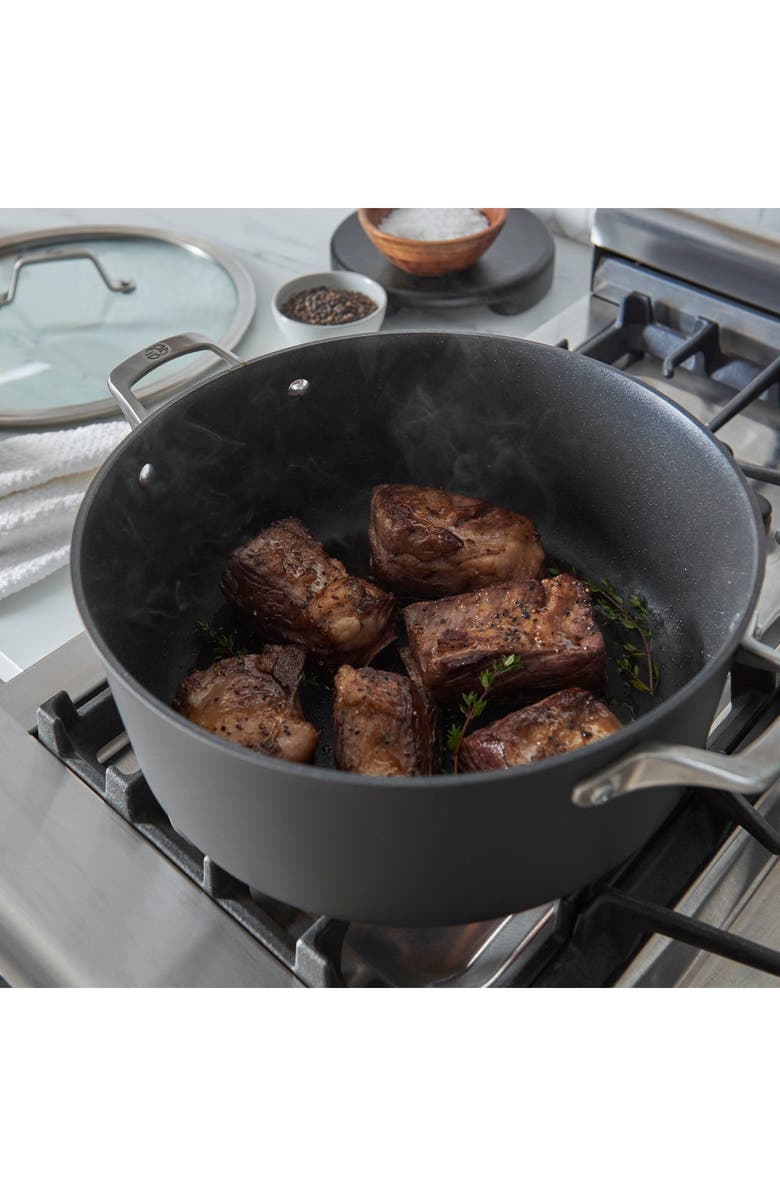 CALPHALON Premier<sup>™</sup> Hard-Anodized Nonstick 8.5-Quart Dutch Oven with Lid, Alternate, color, Black