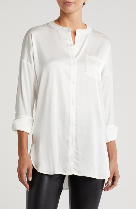 Eco Satin Tunic Shirt