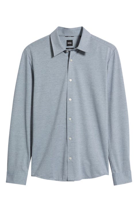 Roan Slim Fit Performance Button-Up Shirt