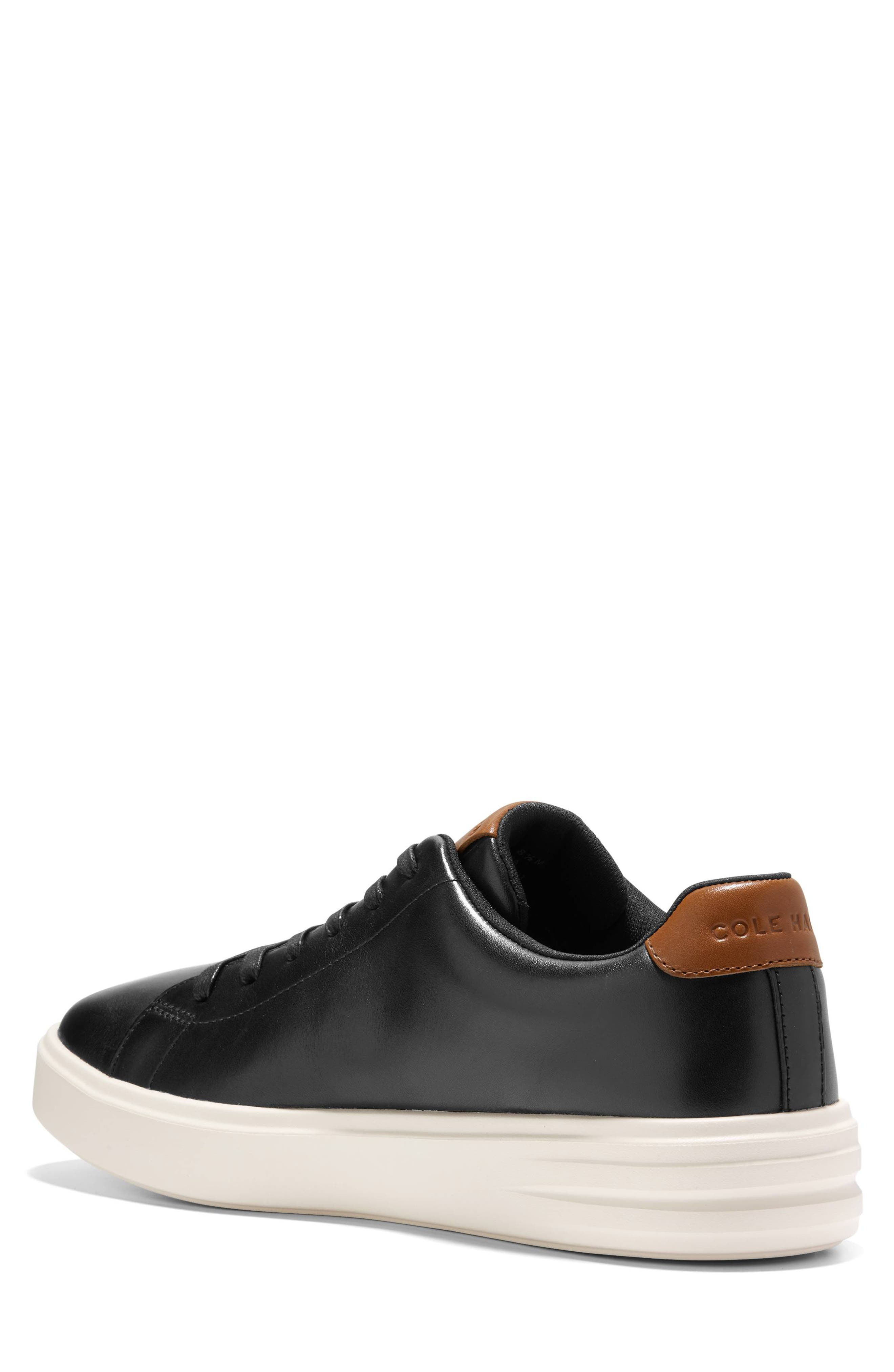 Cole Haan Grand Crosscourt II Sneaker, Alternate, color, Black / Ivory