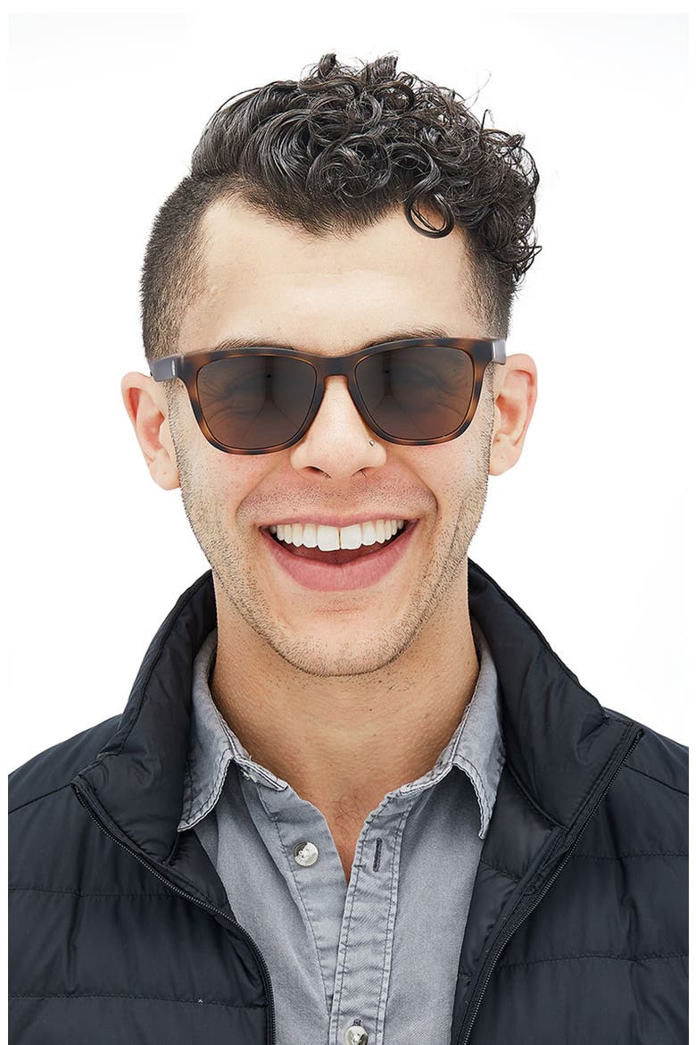 Madrona 53mm Polarized Sunglasses, Alternate, color, BROWN