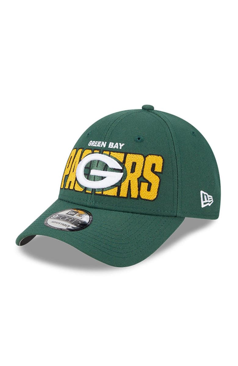 New Era Men's New Era Green Green Bay Packers 2023 NFL Draft 9FORTY Adjustable Hat, Alternate, color, 