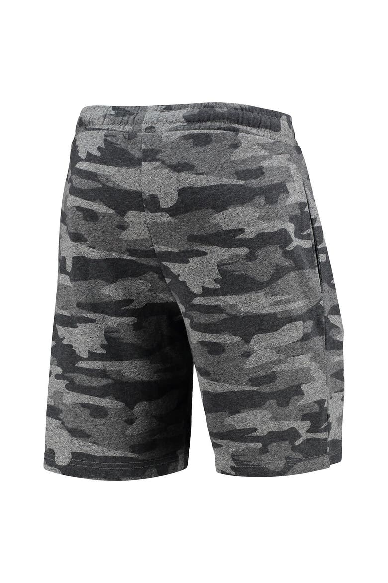 Men's Concepts Sport Charcoal/Gray Clemson Tigers Camo Backup Terry Jam Lounge Shorts, Alternate, color, Charcoal