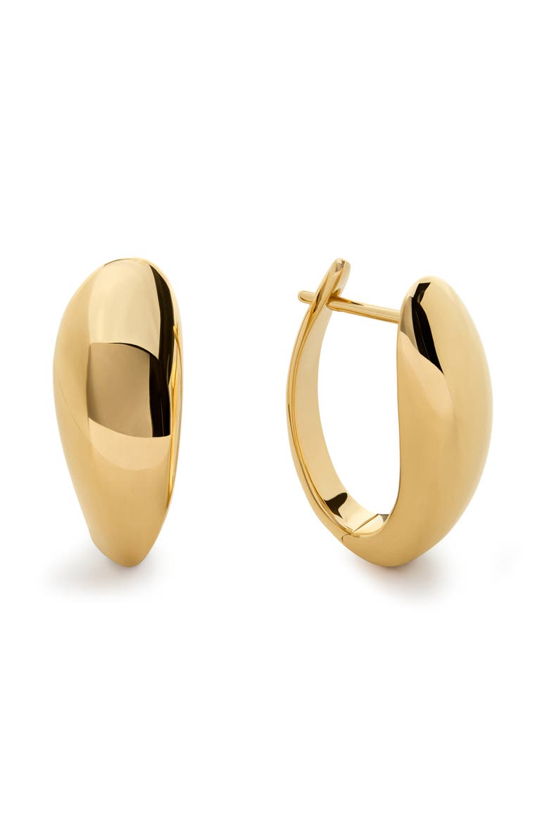 Nura Reef Large Hoop Earrings, Main, color, 18CT GOLD VERMEIL