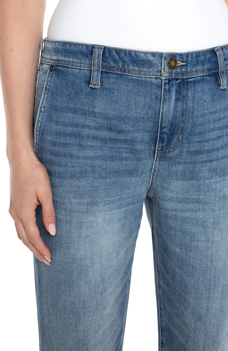 Liverpool Los Angeles Norma Relaxed Roller Crop Straight Leg Jeans, Alternate, color,