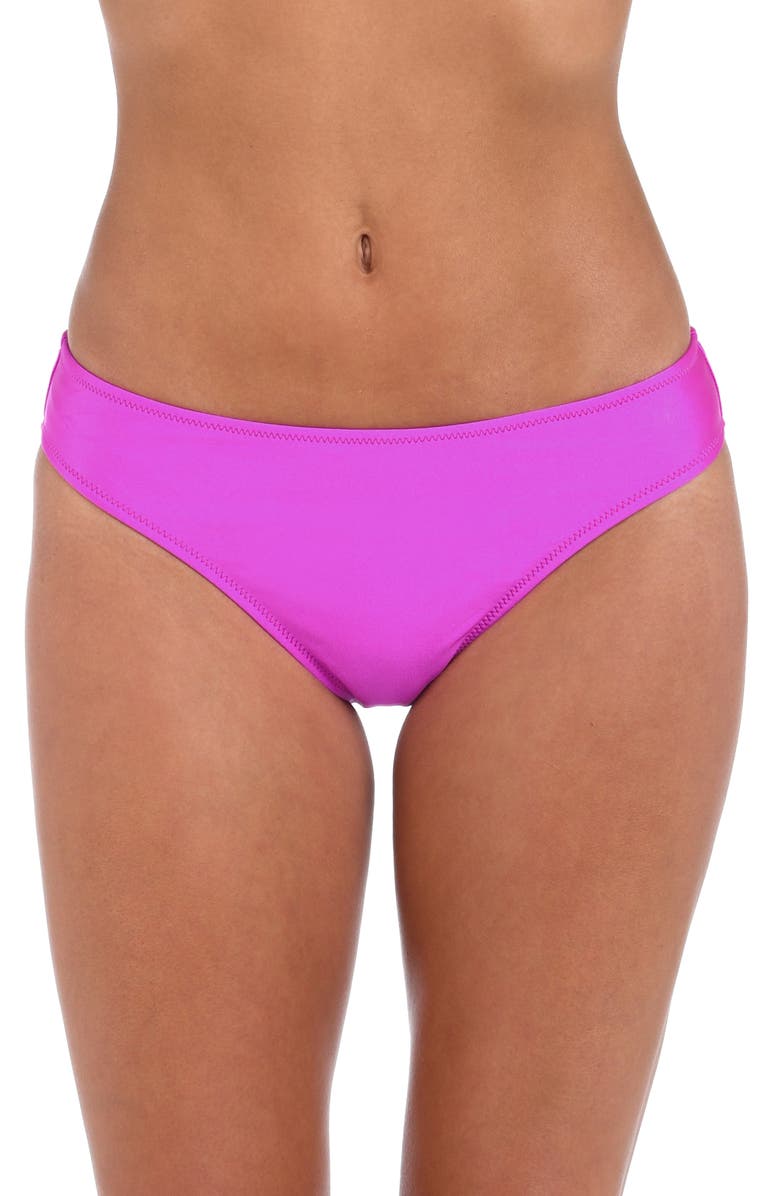 L'AGENCE Nicole Classic Bikini Bottoms, Main, color, Orchid