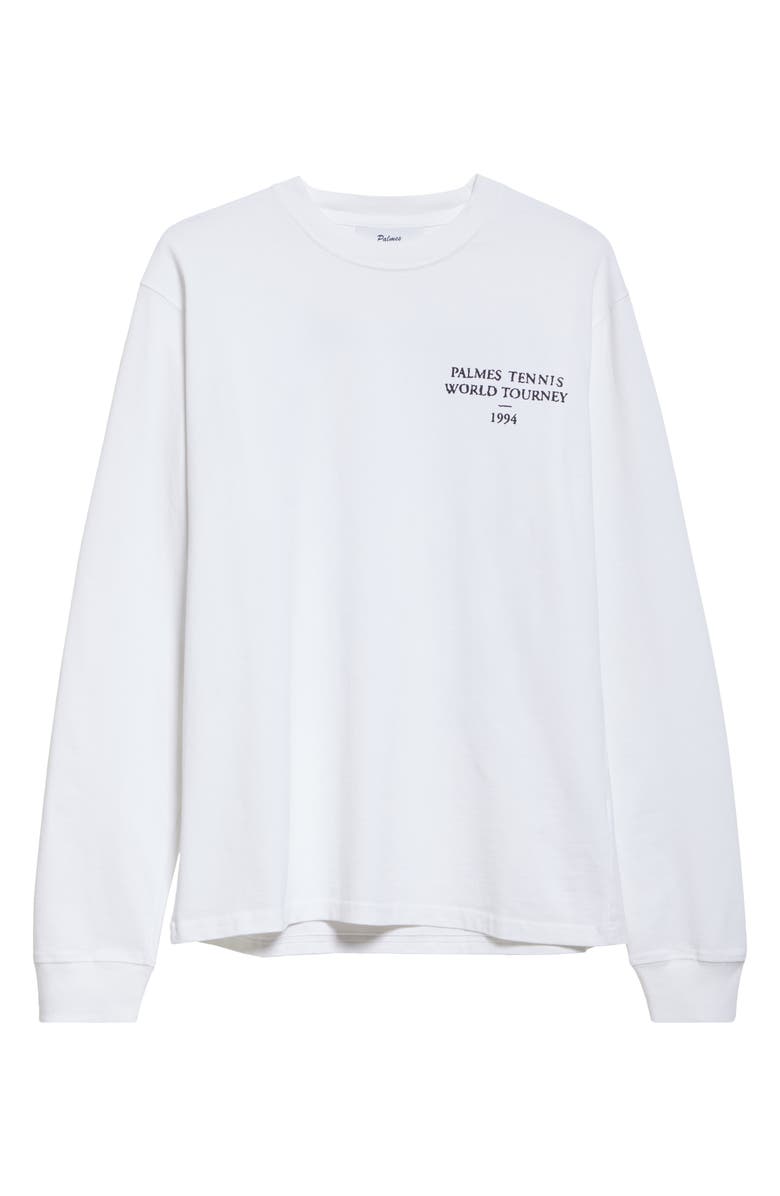 PALMES Tourney Cotton Graphic T-Shirt, Alternate, color, White