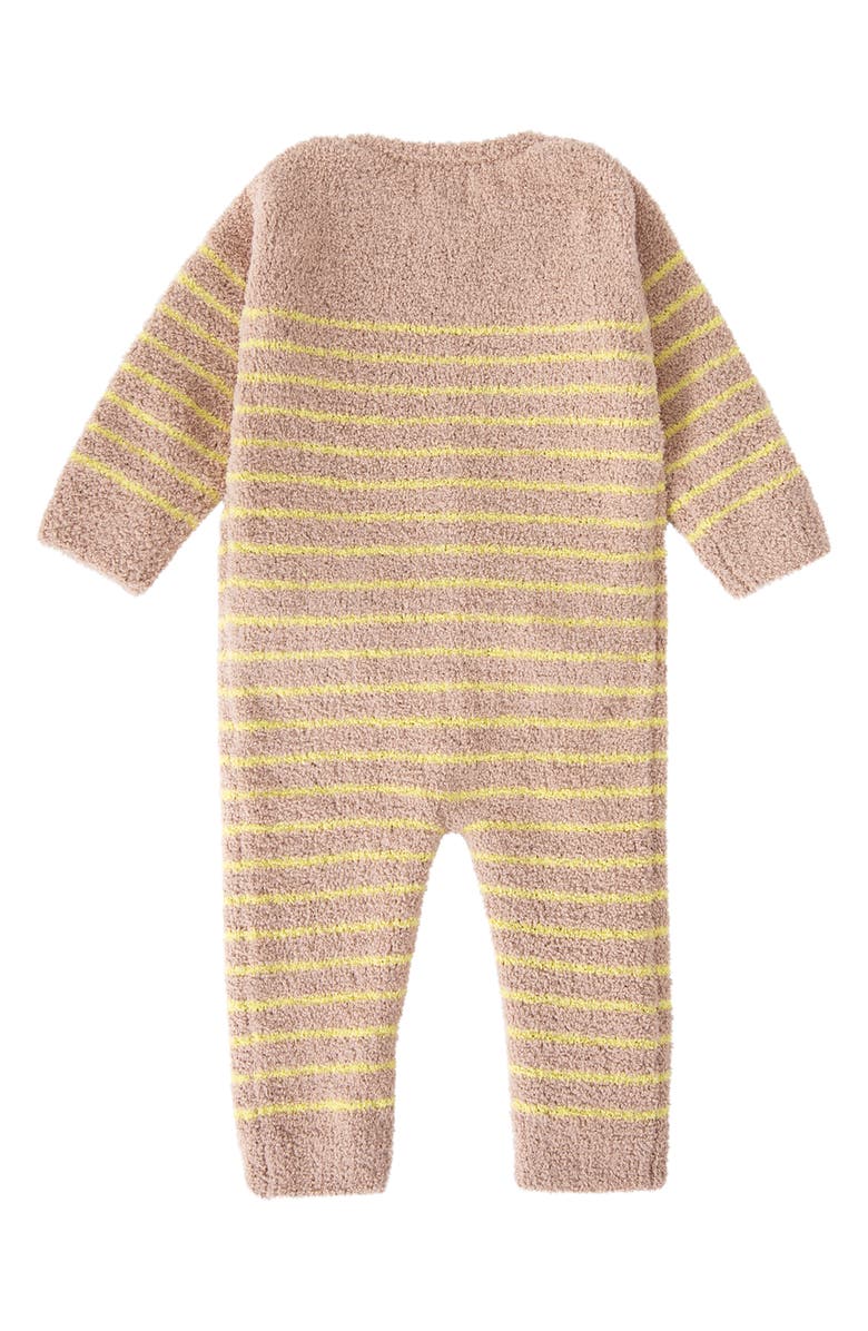 7 A.M. Enfant Stripe Teddy Romper, Alternate, color, 