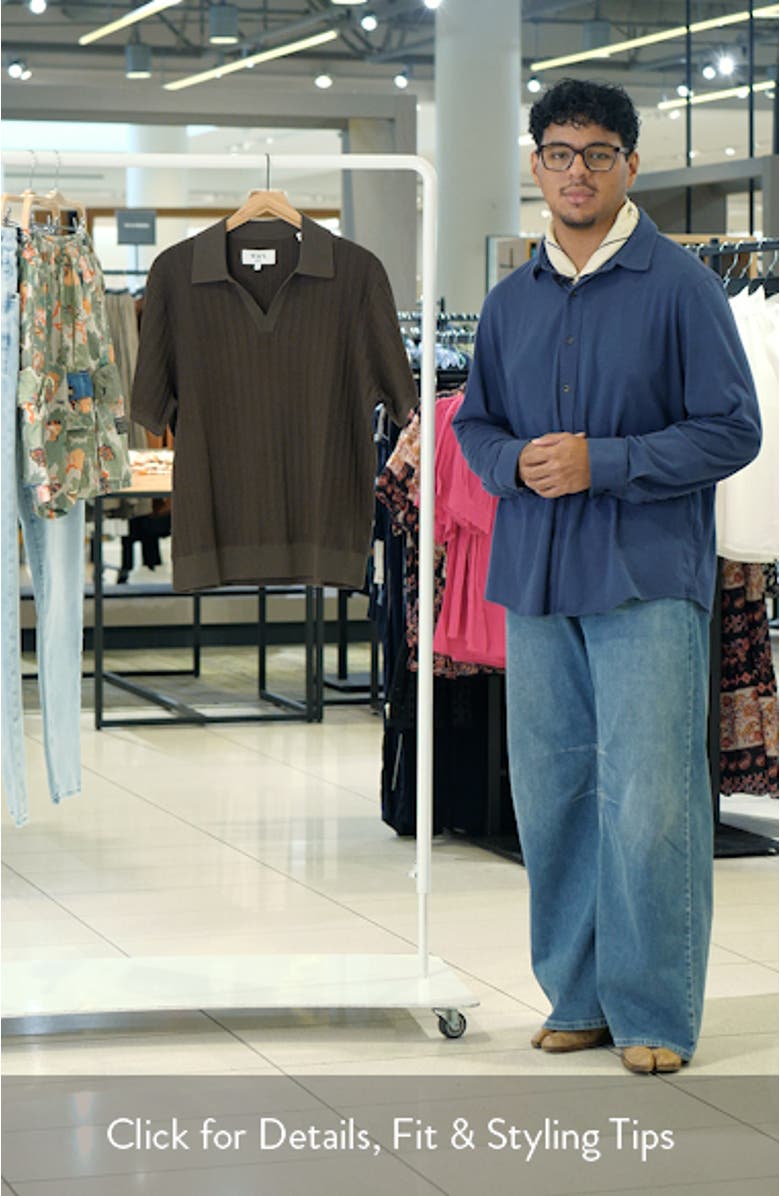Siena Textured Cotton Blend Polo, sales video thumbnail