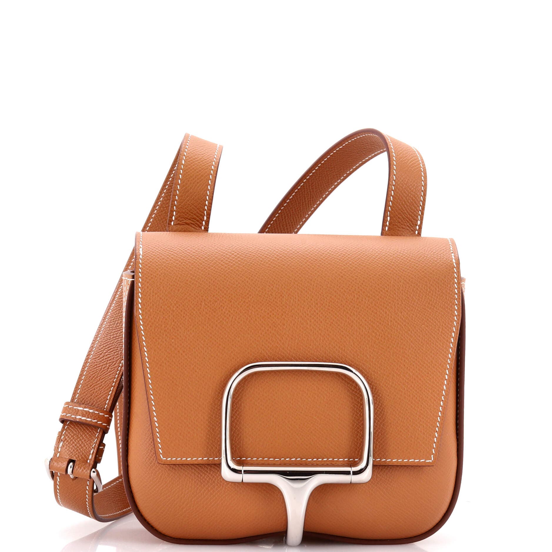 Pre-Owned Hermes Della Cavalleria Shoulder Bag Epsom Mini, Main, color, 