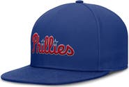 Nike Men's Nike Royal Philadelphia Phillies Wordmark Dri-FIT Round Bill True Fitted Hat