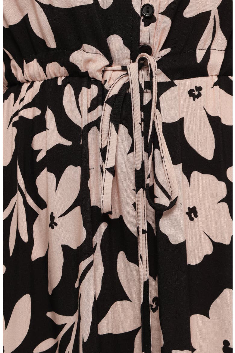 Kelda Floral Maxi Dress, Alternate, color, BLACK AUGUSTA PRINT