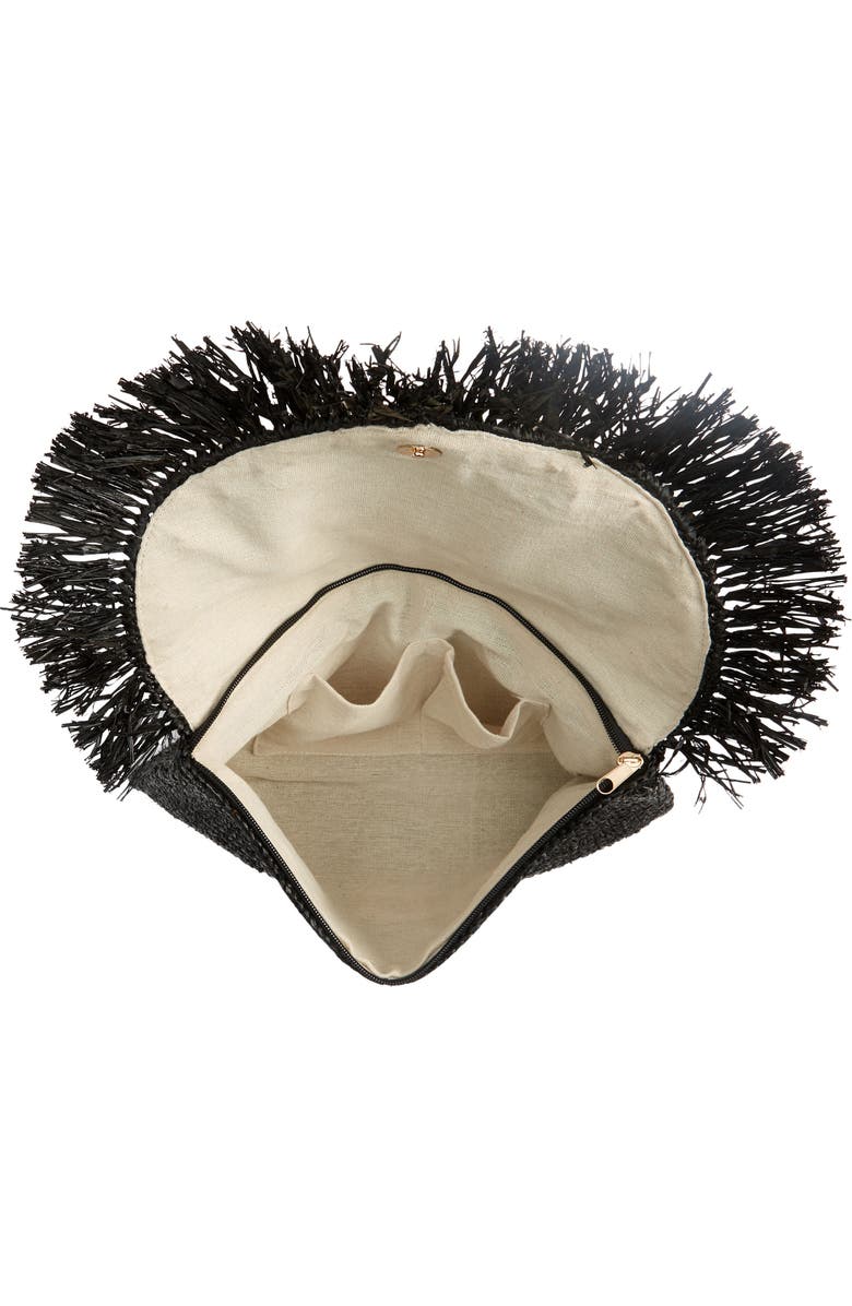 BTB Los Angeles Sera Straw Clutch, Alternate, color,