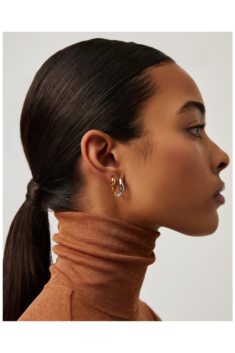 Savi Signature Small Hoop Earrings, Alternate, color, MIXED