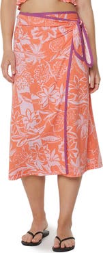 Roxy Palma Floral Wrap Skirt