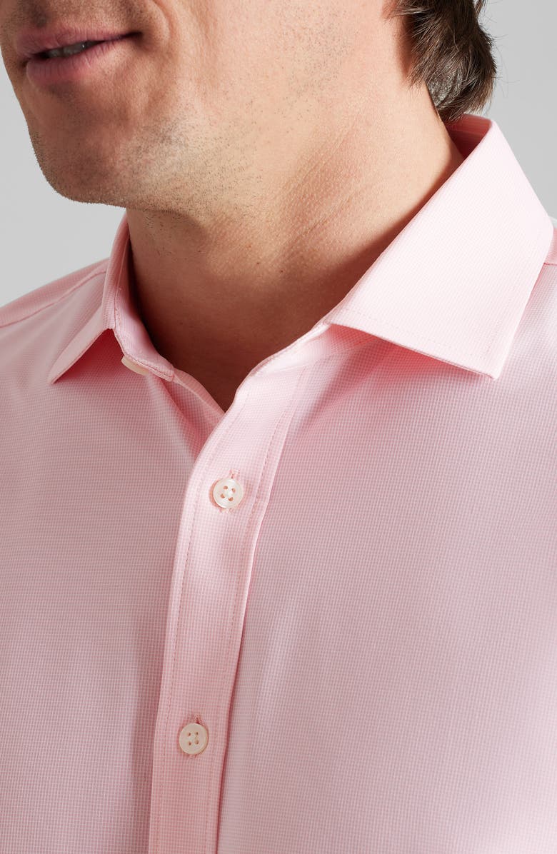 Rhone Commuter GoldFusion<sup>™</sup> Long Sleeve Button-Up Shirt, Alternate, color, Pink Mini Windowpane