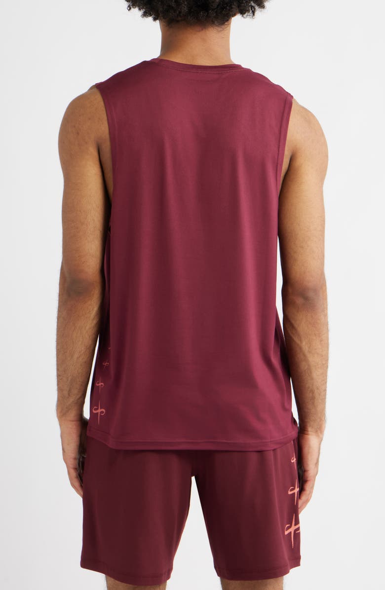 SANTO STUDIO Tempo 777 Enjoy Tech Tank, Alternate, color, Merlot