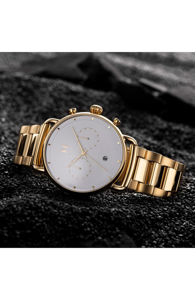 MVMT WATCHES Blacktop Bracelet Watch, 47mm, Alternate, color,