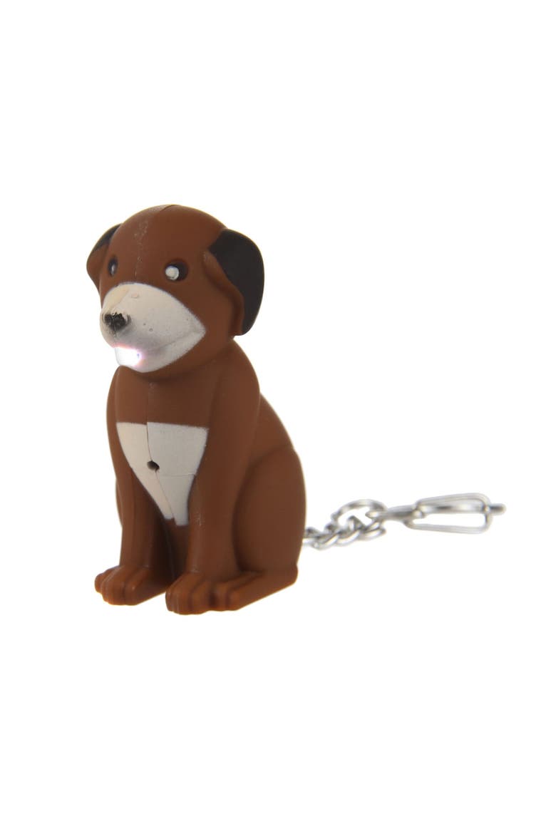 Great Outdoors Childrens/kids Animal Keyring Torch, Alternate, color, Brown