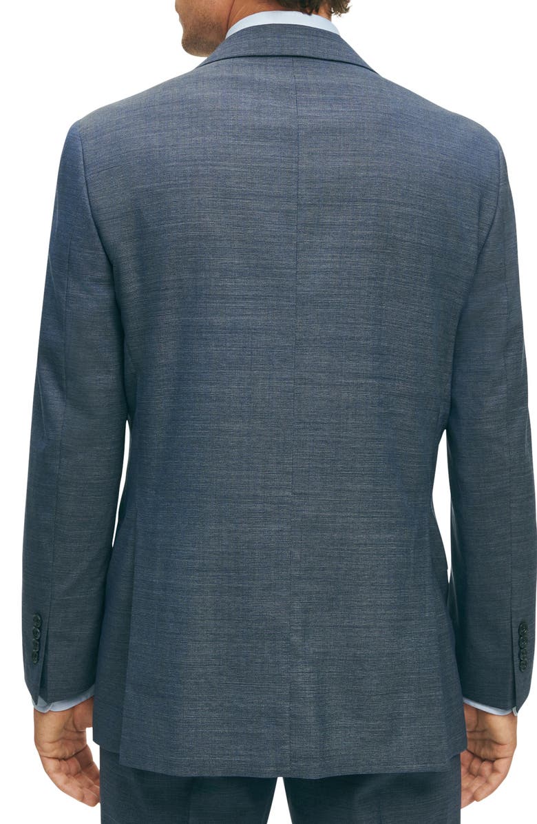 Brooks Brothers Performance Water Repellent Wool Suit Jacket, Alternate, color, 