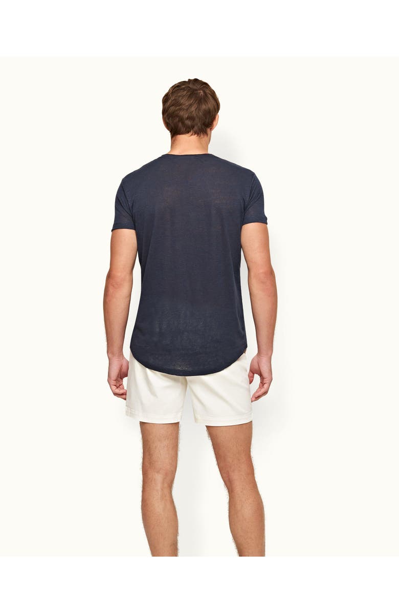 Orlebar Brown Bulldog Stretch-Cotton Mid-Length Stretch-Cotton Shorts, Alternate, color, Sea Mist