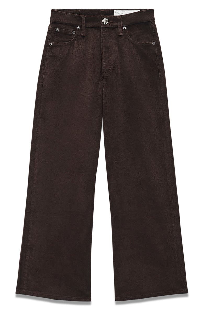 rag & bone Andi Ankle Wide Leg Corduroy Jeans, Alternate, color, 