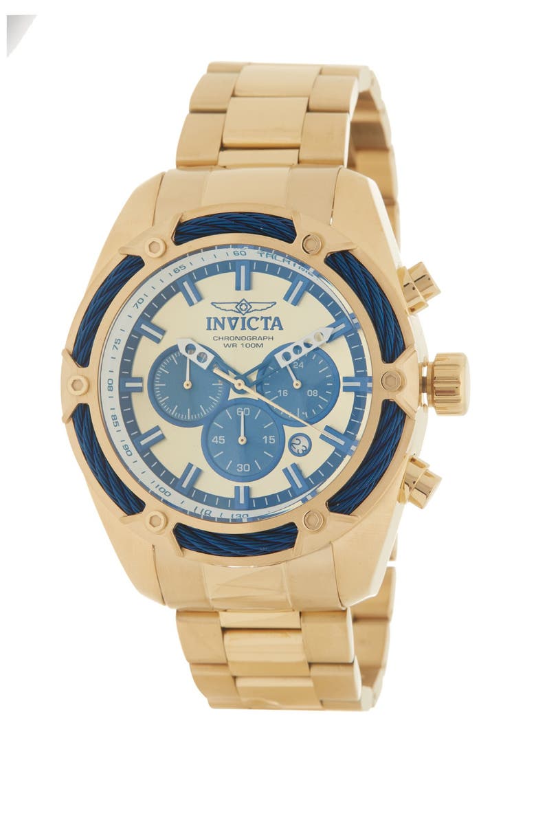 INVICTA Men's Bolt Chronograph Bracelet Watch, 52mm, Main, color, 