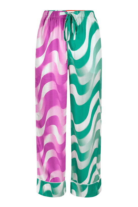 Emissus Silky Straight-Leg Pants