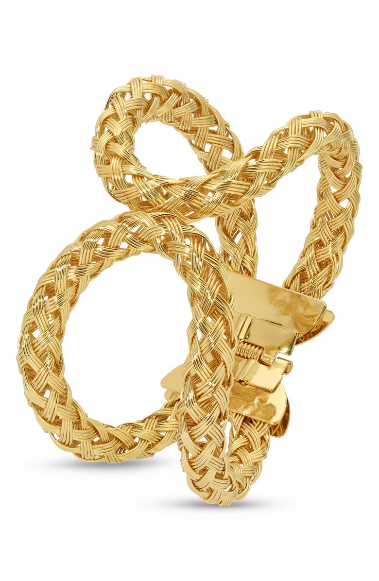 EYE CANDY LOS ANGELES Loraine Cuff Bracelet, Main, color, Gold