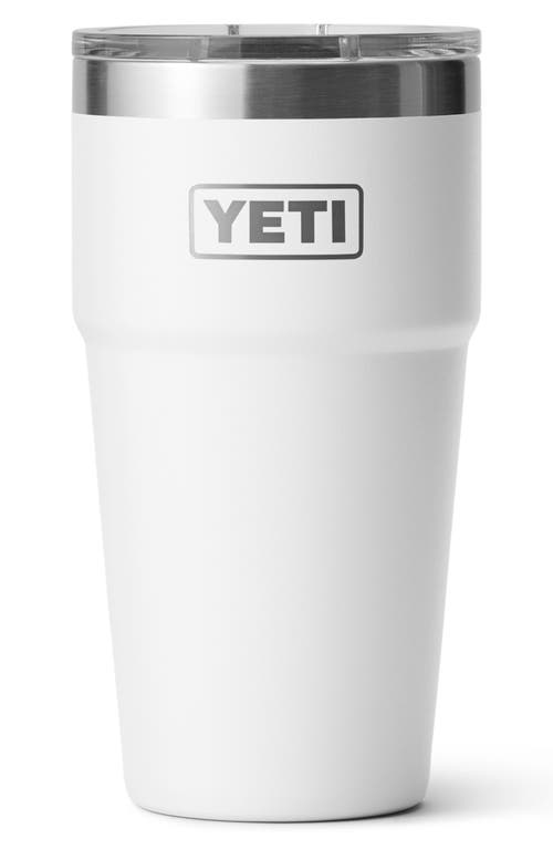Yeti Ramber 20-ounce Stackable Cup In White