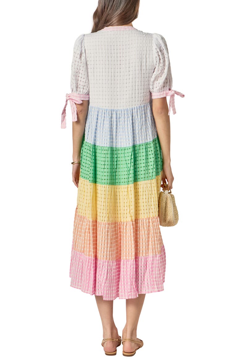 Stripe Midi Dress, Alternate, color, MULTI