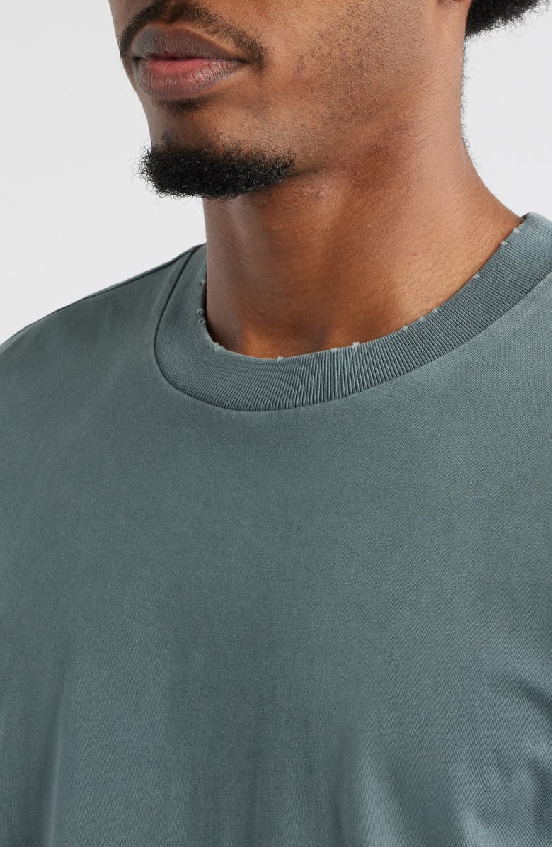 Elwood Core Oversize Crop Cotton T-Shirt, Alternate, color, Vintage Slate