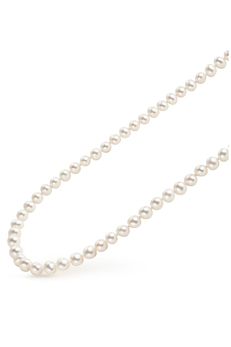 Luna Freshwater Pearl Necklace, Alternate, color, SILVER