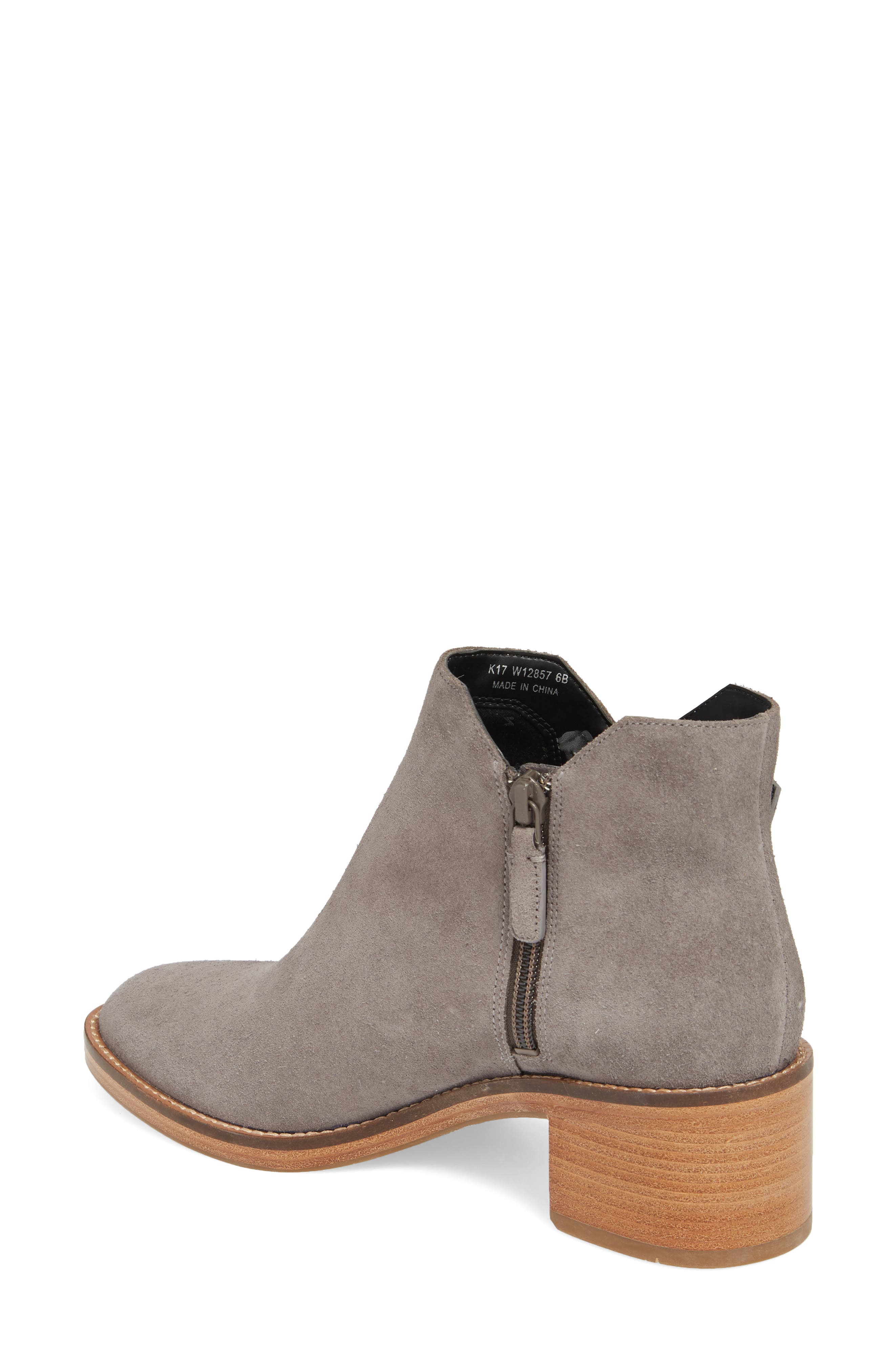 Harrington Grand Buckle Bootie, Alternate, color, STORM CLOUD SUEDE