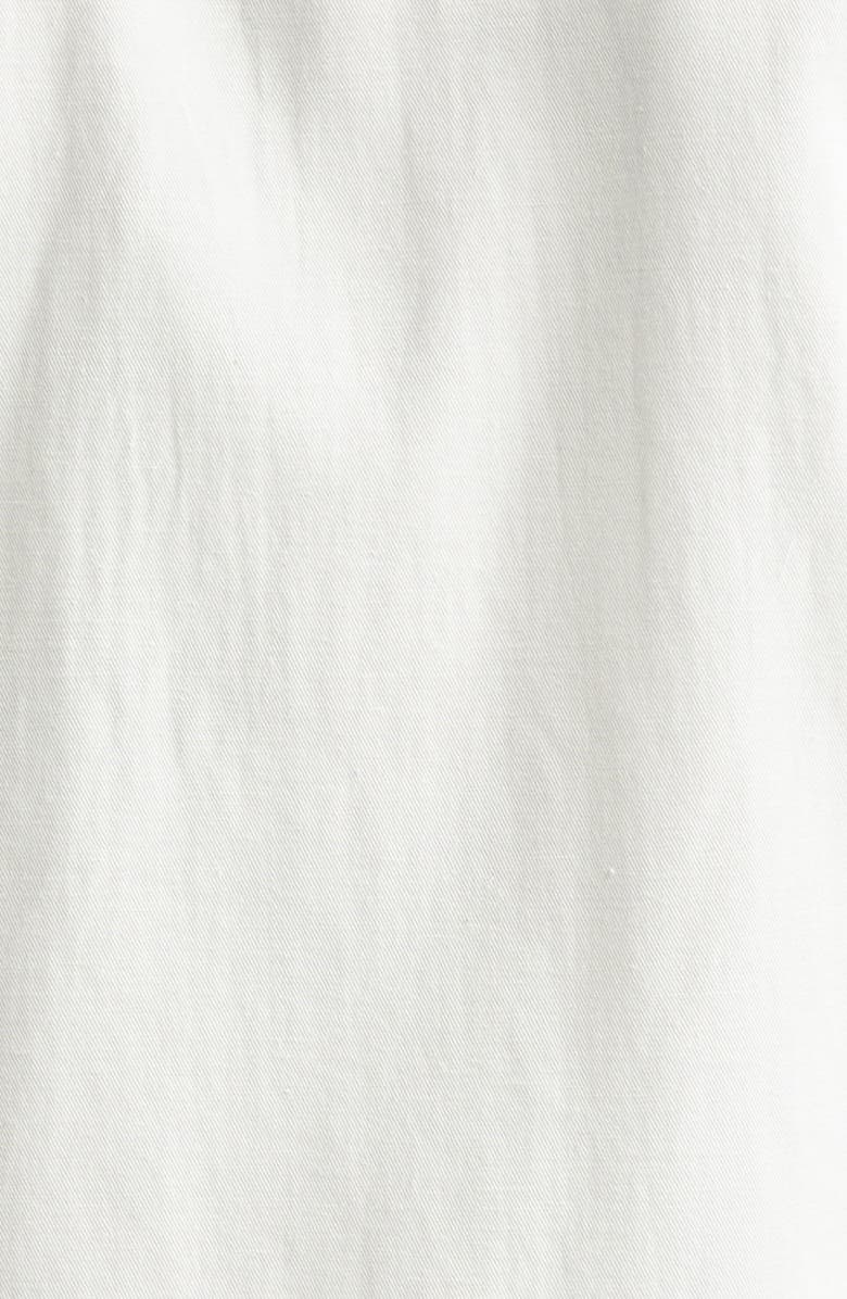 De Bonne Facture Artist Cotton & Hemp Button-Up Shirt, Alternate, color, White