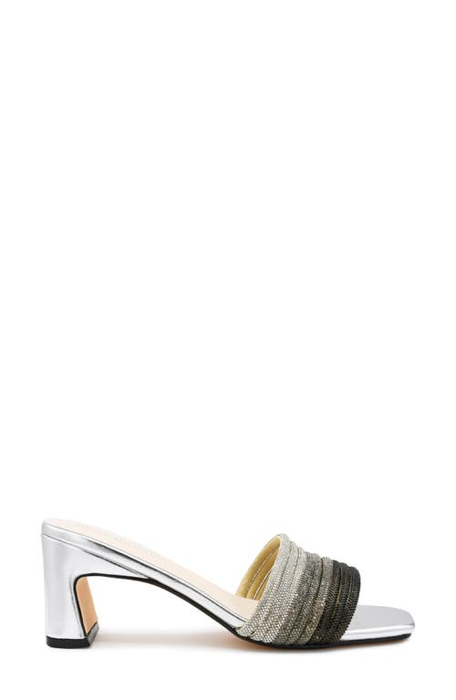 Touch Ups Isla Slide Sandal In Silver