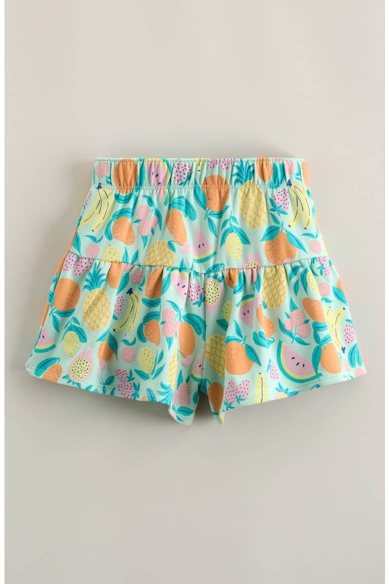 Kids' Flared Shorts, Alternate, color, GREEN CRYSTAL FRUIT PUNCH