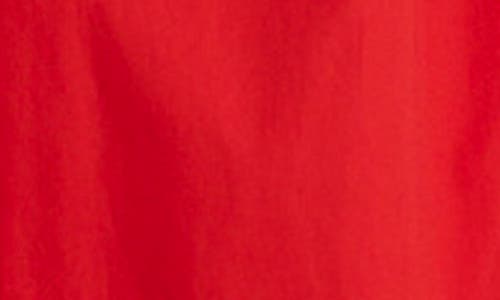 Madewell Smocked Cotton Poplin Maxi Dress In Red