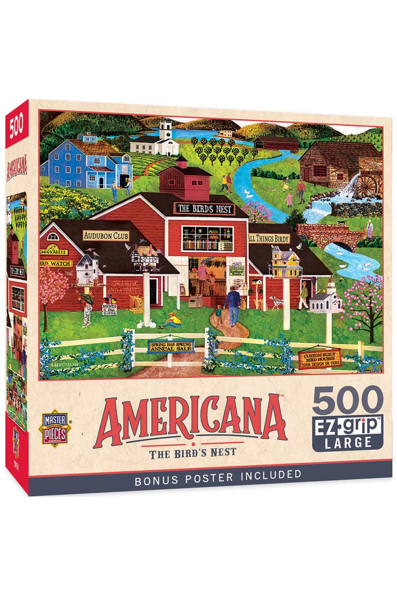 The Bird's Nest 500 Piece Jigsaw Puzzle, Main, color, Multicolor