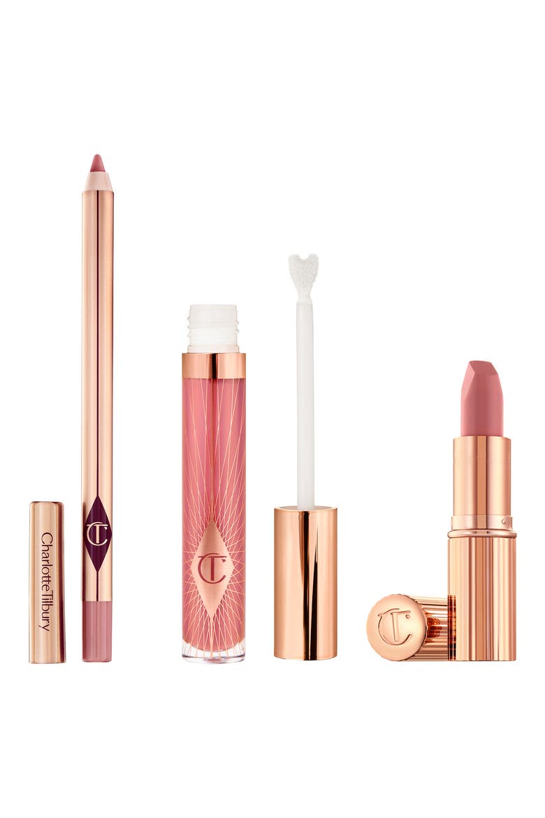 Pillow Talk Lip Secrets Full Size Set (Nordstrom Exclusive), Main, color, NO COLOR