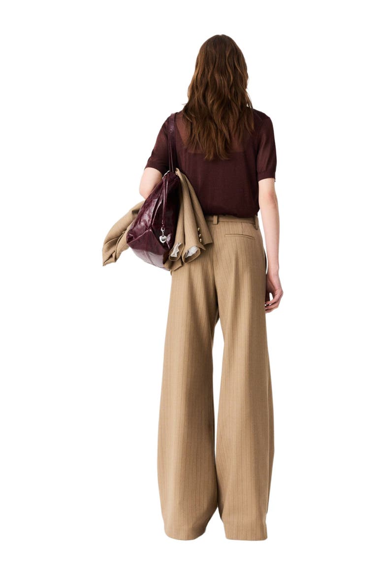 Suit trousers, Alternate, color, Beige