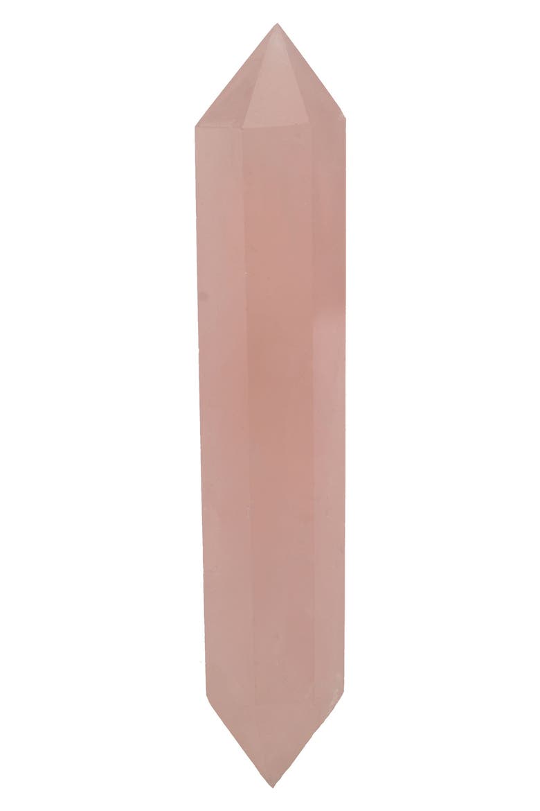 Rose Quartz Crystal Massaging Wand, Main, color, ROSE QUARTZ