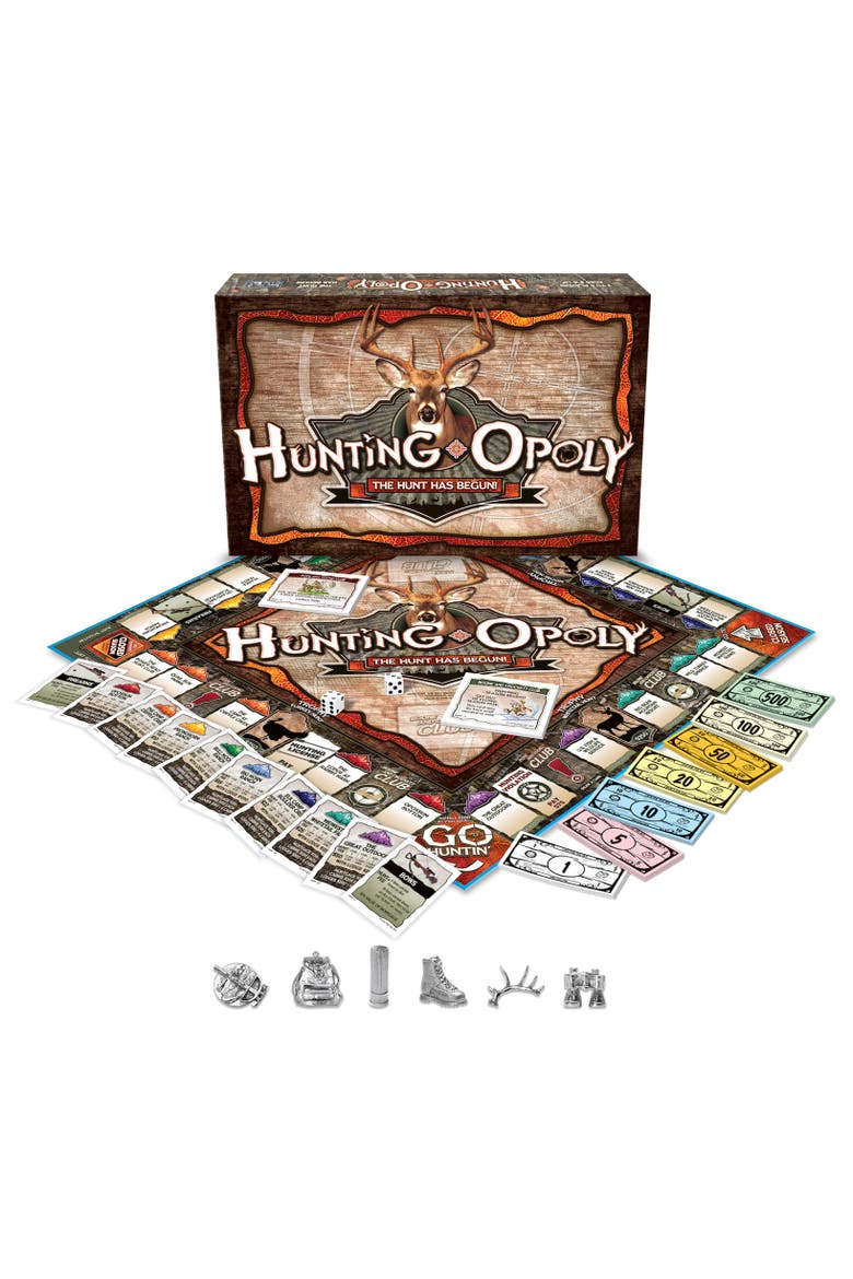 Huntingopoly Monopoly Board Game, Main, color, Multicolored