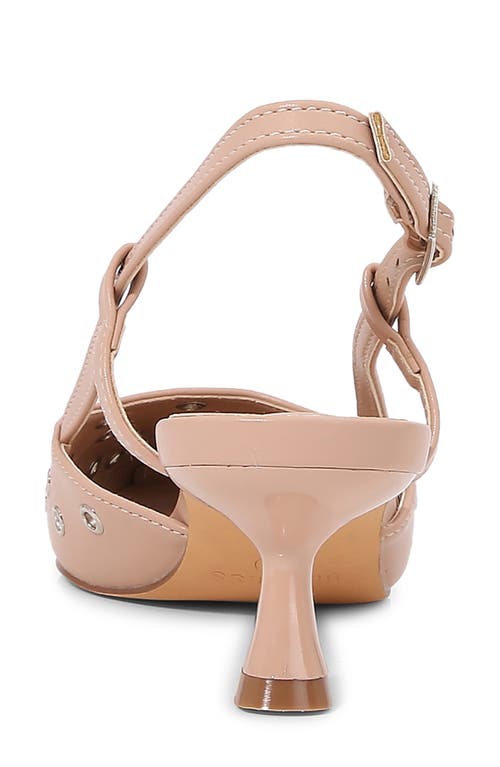 BERNESS BERNESS ADELINE GROMMET POINTED TOE SLINGBACK PUMP 
