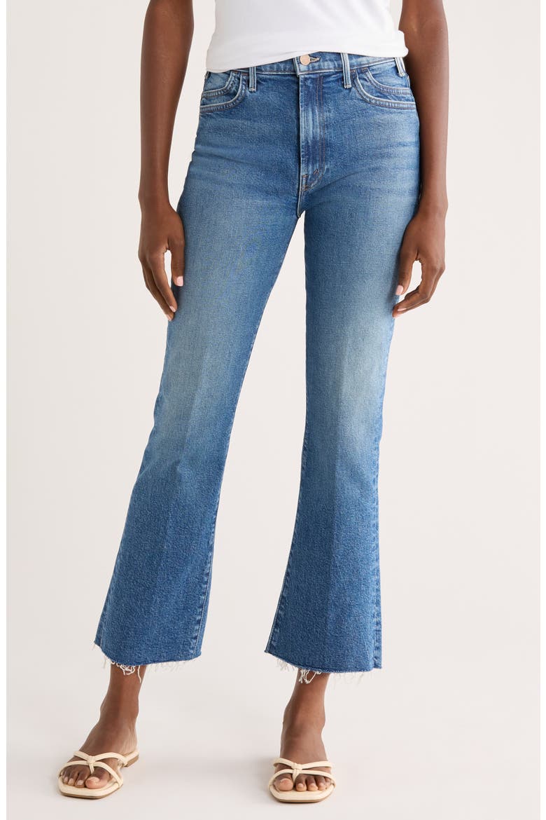 The Sunny Hustler Ankle Flare Leg Jeans, Main, color, TEQUILA SUNRISE