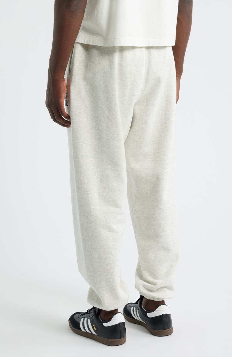 Fear of God Essentials MLB Classic Fit Cotton Graphic Sweatpants, Alternate, color, Light Heather