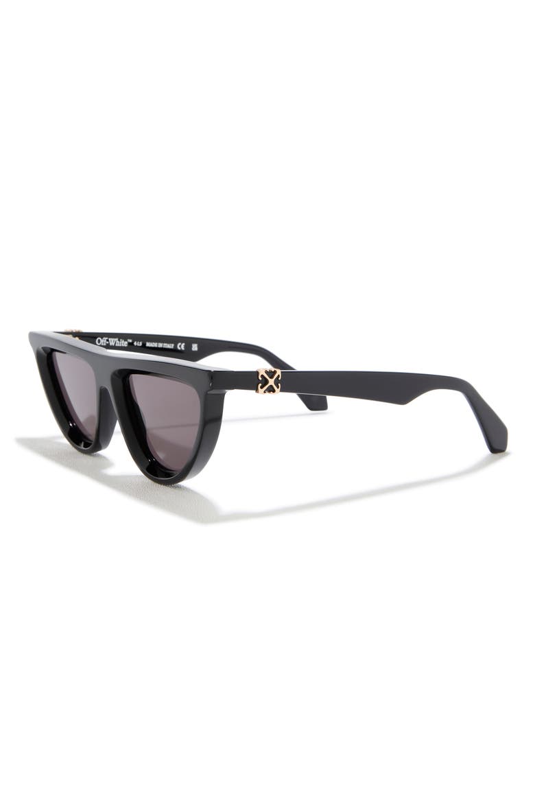 Jasper 53mm Cat Eye Sunglasses, Alternate, color, BLACK DARK GREY