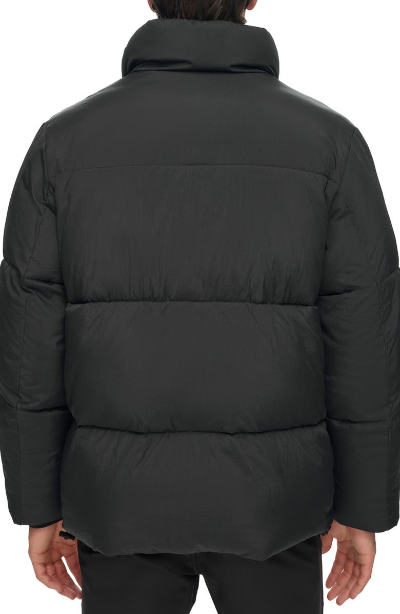 DKNY Zip Front Jacket, Alternate, color, Black
