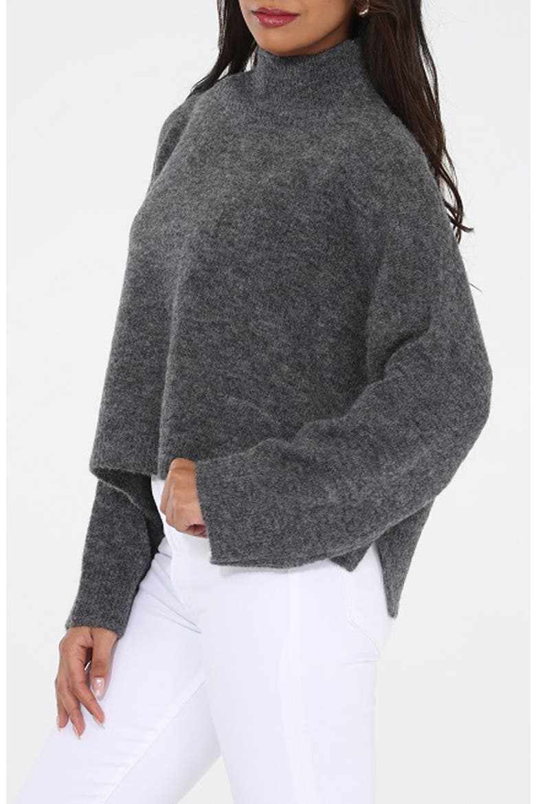Turtleneck Sweater, Alternate, color, GREY