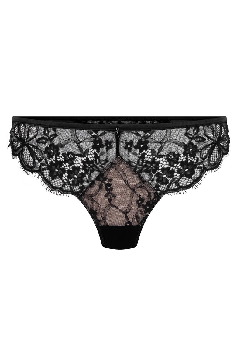 Hunkemöller Prina Thong, Alternate, color, Caviar